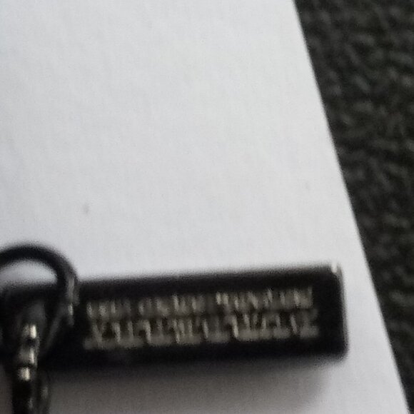 Burberry Leather Wrap Bracelet black bronze made in Italy - Picture 2 of 6